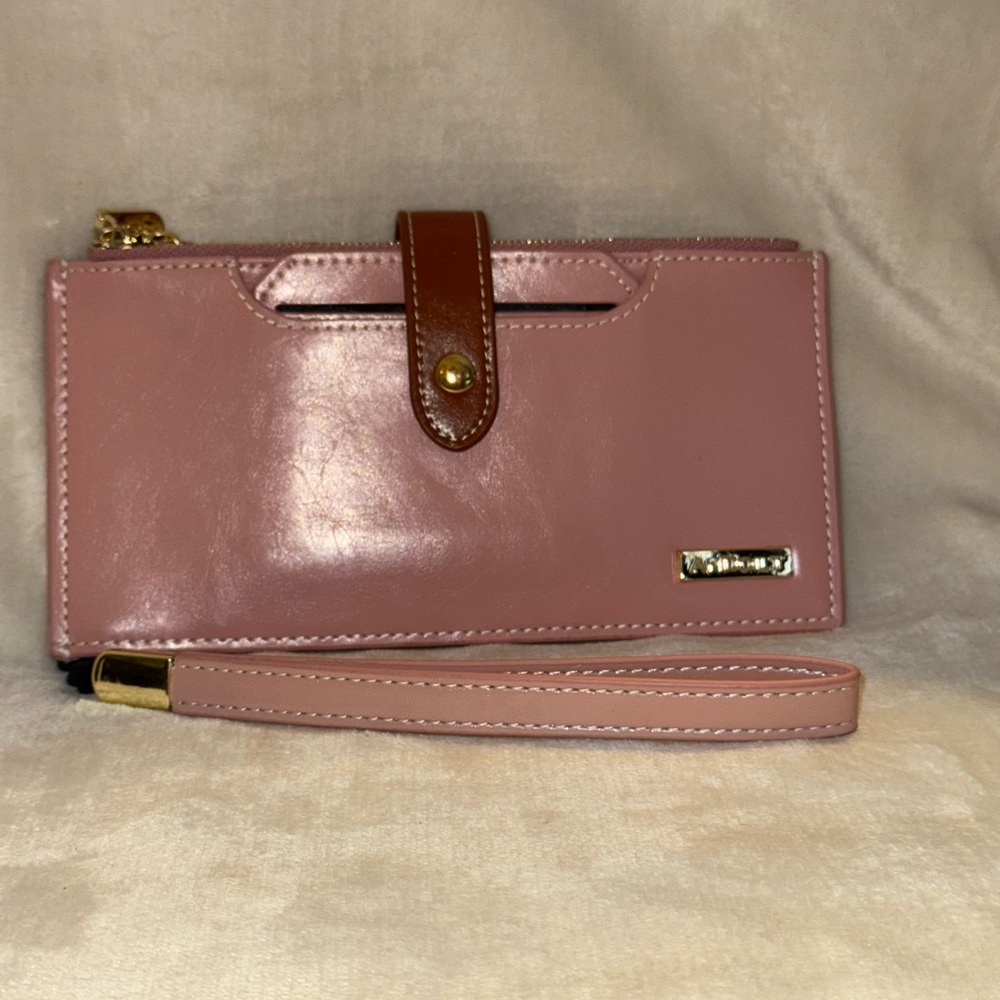 Elegant Pink Leather Wallet